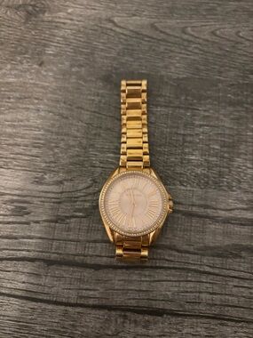 Michael Kors Rose Gold Women's Bracelet Watch with Crystal Accents